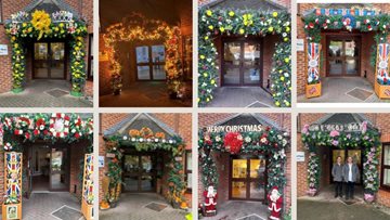 ‘Beautiful’ Northwich care home with new flattering entrance for every festive season